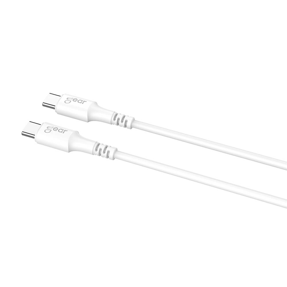 Laddare 1xUSB-C PD/PPS 30W + kabel USB-C till USB-C vit