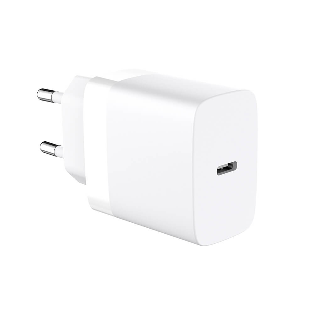Laddare 1xUSB-C PD/PPS 30W + kabel USB-C till USB-C vit