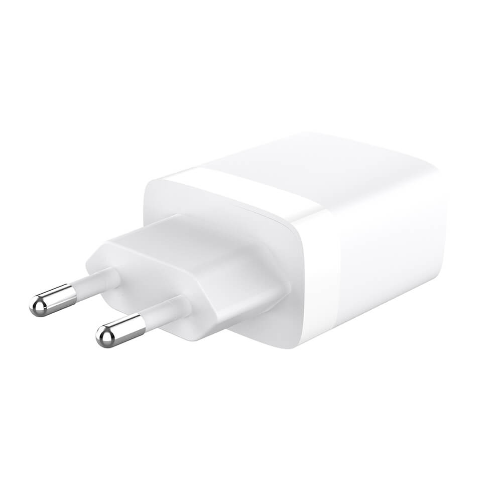 Laddare 1xUSB-C PD/PPS 30W + kabel USB-C till USB-C vit