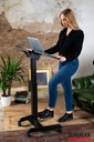 Bord manuellt Easydesk Pro 60x52 cm svart Sun-Flex
