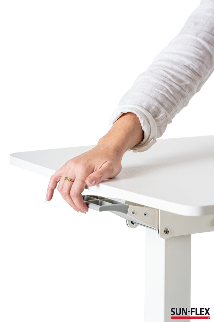 Bord manuellt Easydesk Pro 60x52 cm vit Sun-Flex
