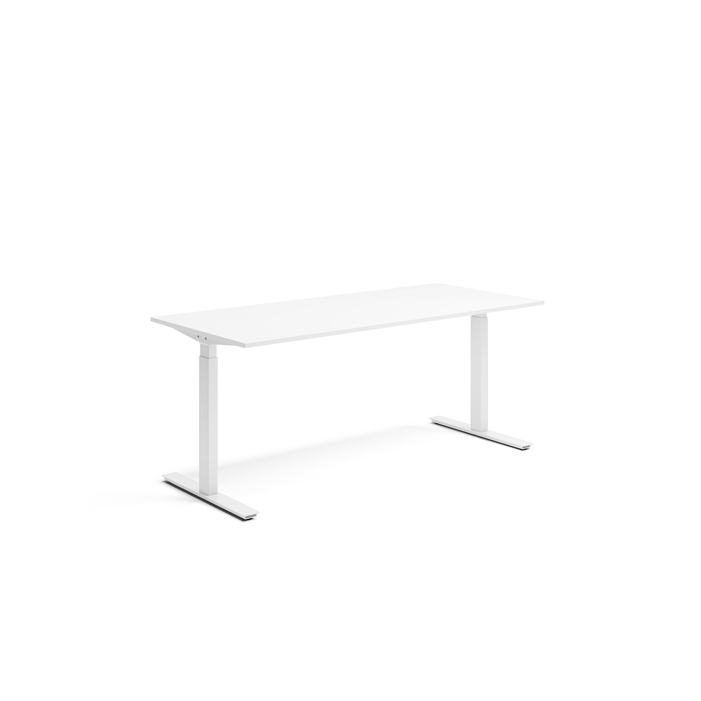 Skrivbord el 180x80 cm Vit/Vit