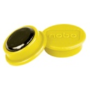 Magnet Nobo 13 mm gul 10-pack