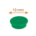 Magnet Nobo 13 mm grön 10-pack