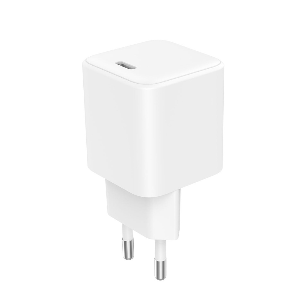 Laddare 220V 1xUSB-C PD/PPS 45W GaN vit