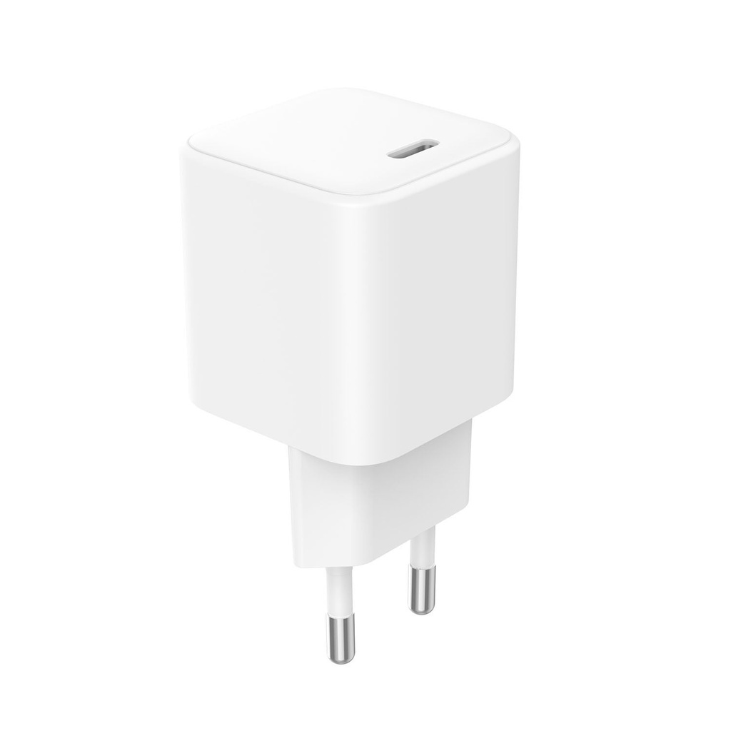 Laddare 220V 1xUSB-C PD/PPS 45W GaN vit