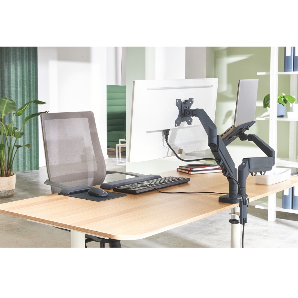 Monitorarm Ergo Skärm + Laptop