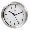 Väggklocka Ø 20 cm aluminium