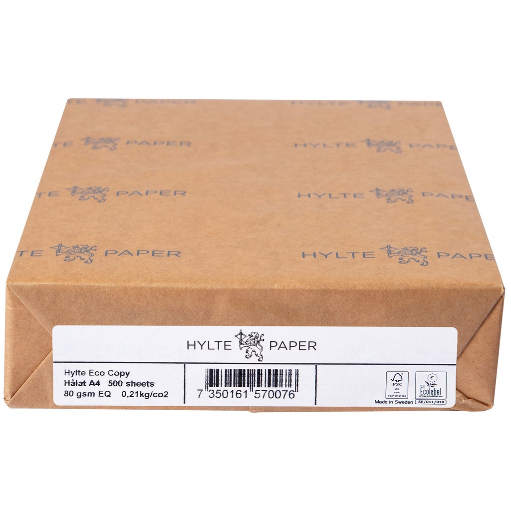 Papper Hylte Eco A4 Hålat 70 g 500-pack