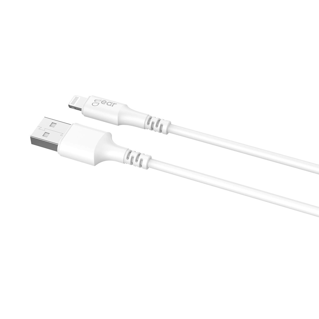 Laddkabel Lightning till USB-A 1 m MFI vit