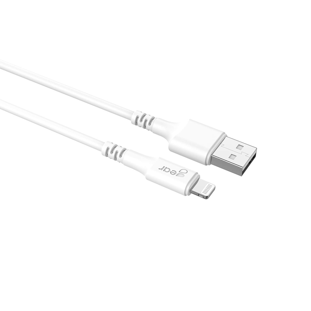 Laddkabel Lightning till USB-A 1 m MFI vit