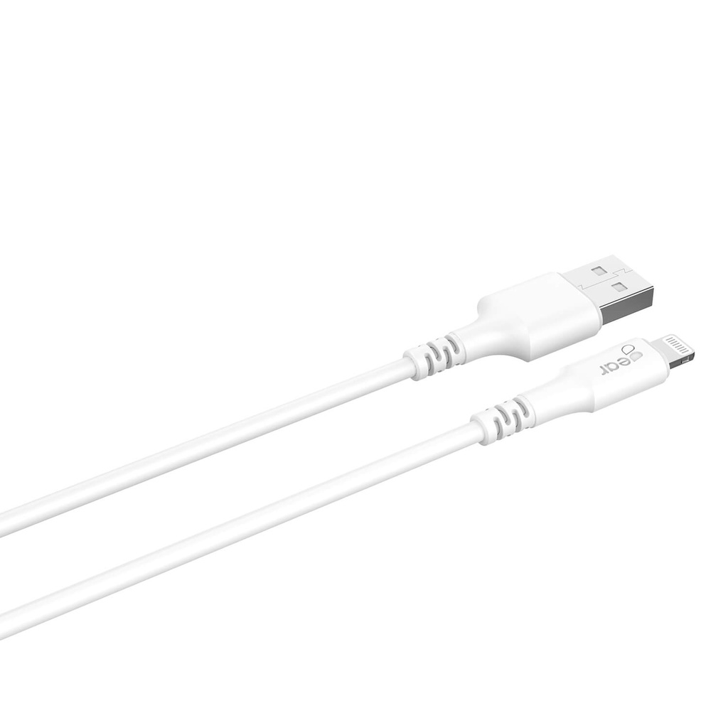 Laddkabel Lightning till USB-A 1 m MFI vit