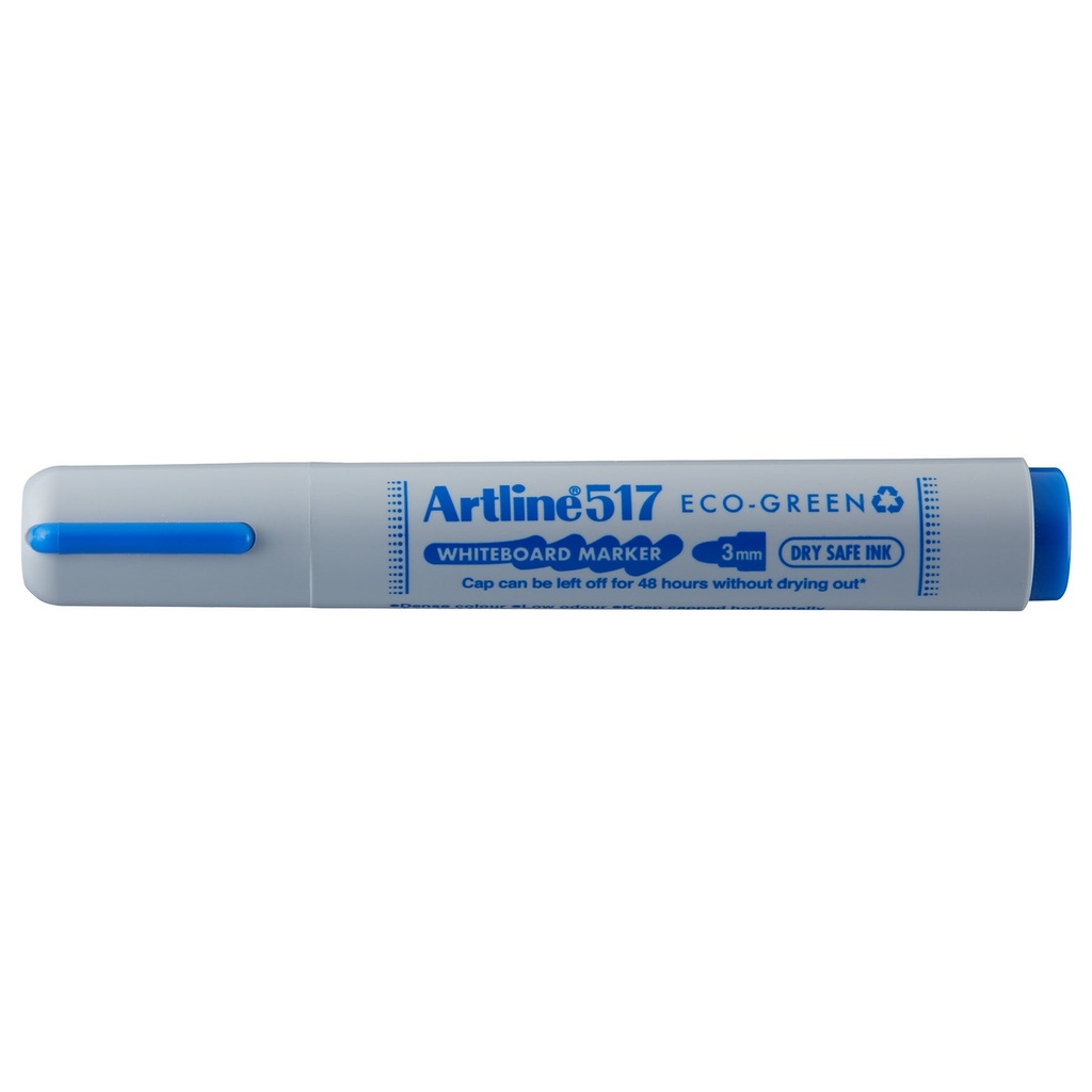 Whiteboardpenna Artline 517 Eco-green rund blå