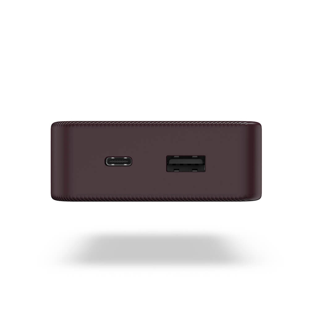 Powerbank 20000mAh USB-C+A Plommon