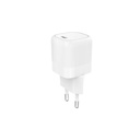 Laddare 1xUSB-C PD/PPS 25W kabel USB-C-USB-C 1 m vit