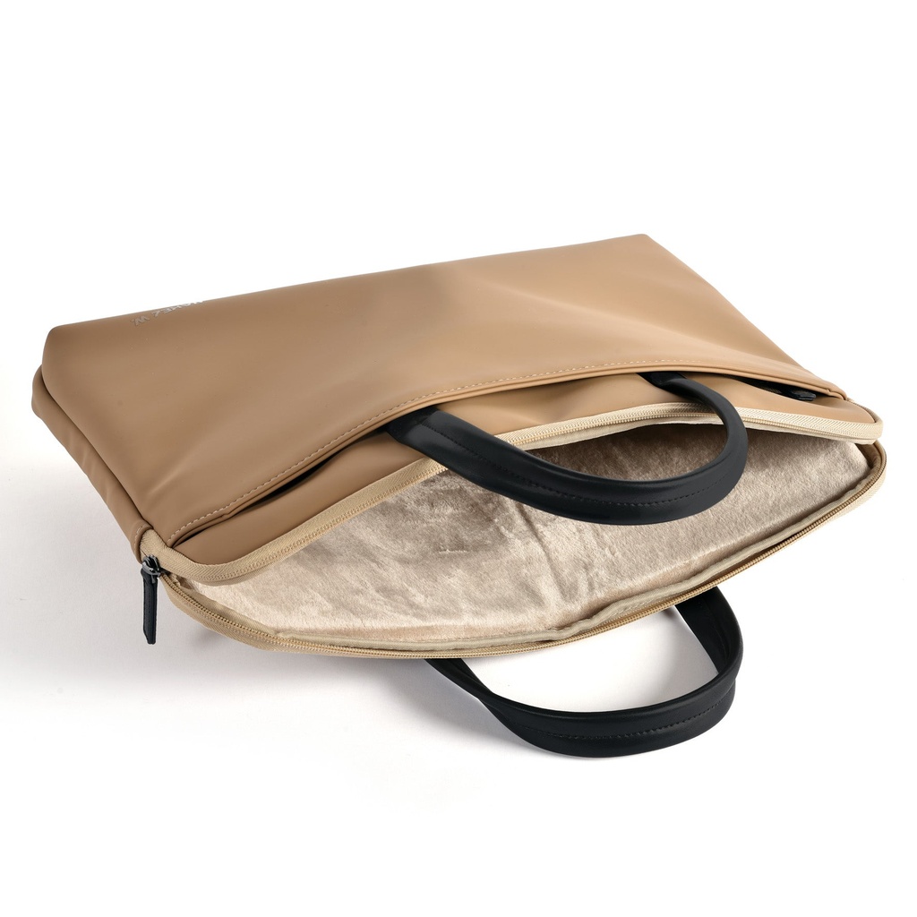 Datorväska RW Santa Monica PU 16" khaki