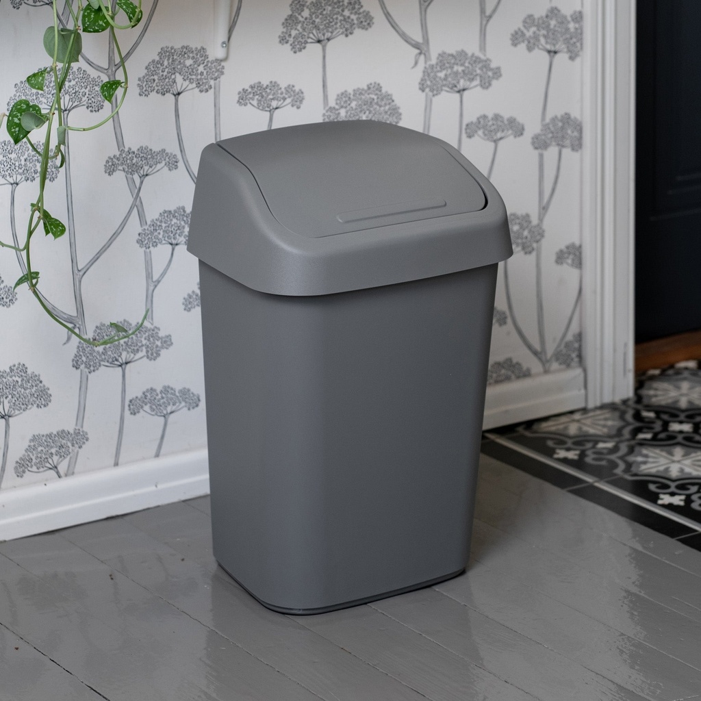 Vipplockskorg 25 liter Mörkgrå