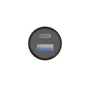 Billaddare 1xUSB-C + 1xUSB-A PD 30W + QC18.0W MAX svart
