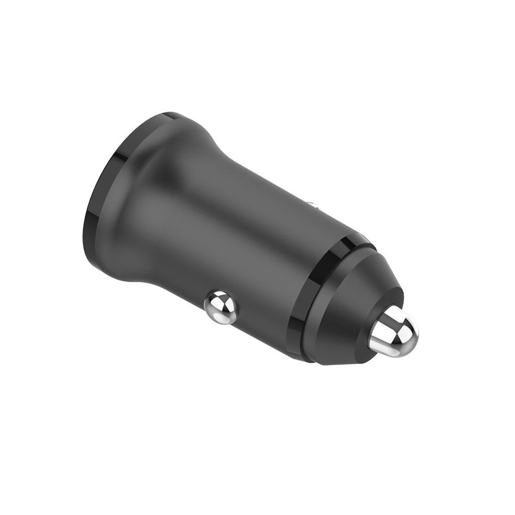 Billaddare 1xUSB-C + 1xUSB-A PD 30W + QC18.0W MAX svart