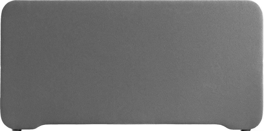 Bordsskärm Edge 800 x 400 mm  grå