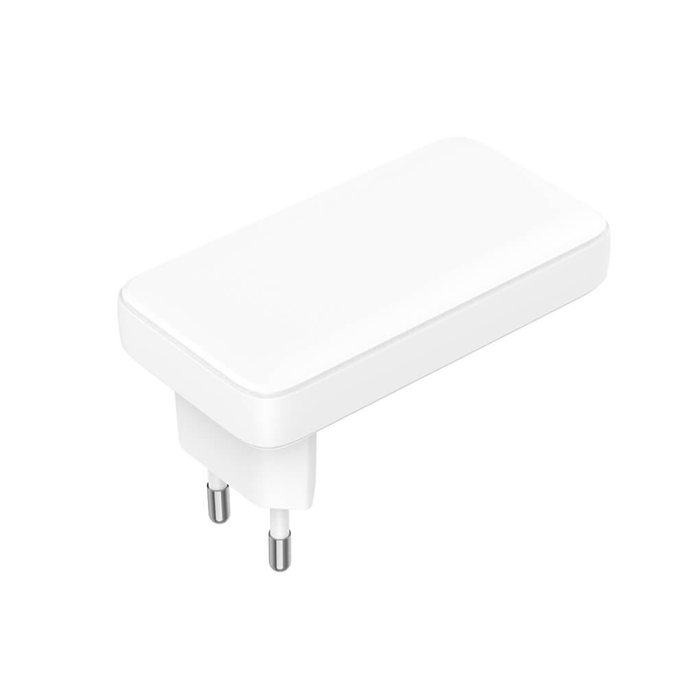 Laddare 1xUSB-C + 1xUSB-A PD/PPS 36W+QC 18W GaN vit