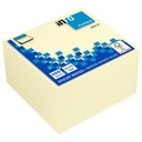 Notiskub Info 75x75 mm 400 blad gul