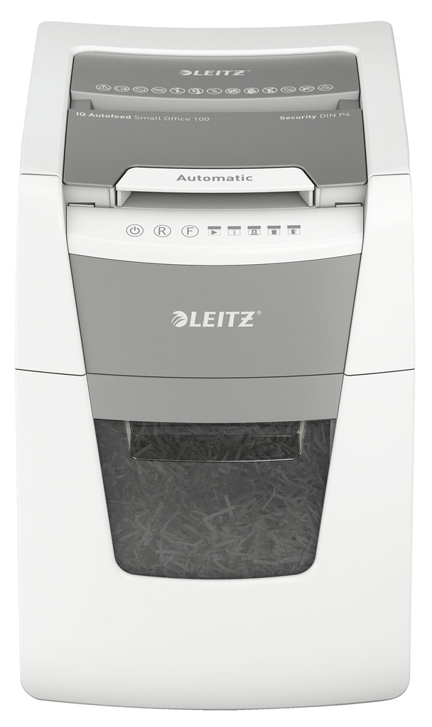Dokumentförstörare Leitz IQ AutoFeed SmallOffice 100 P4