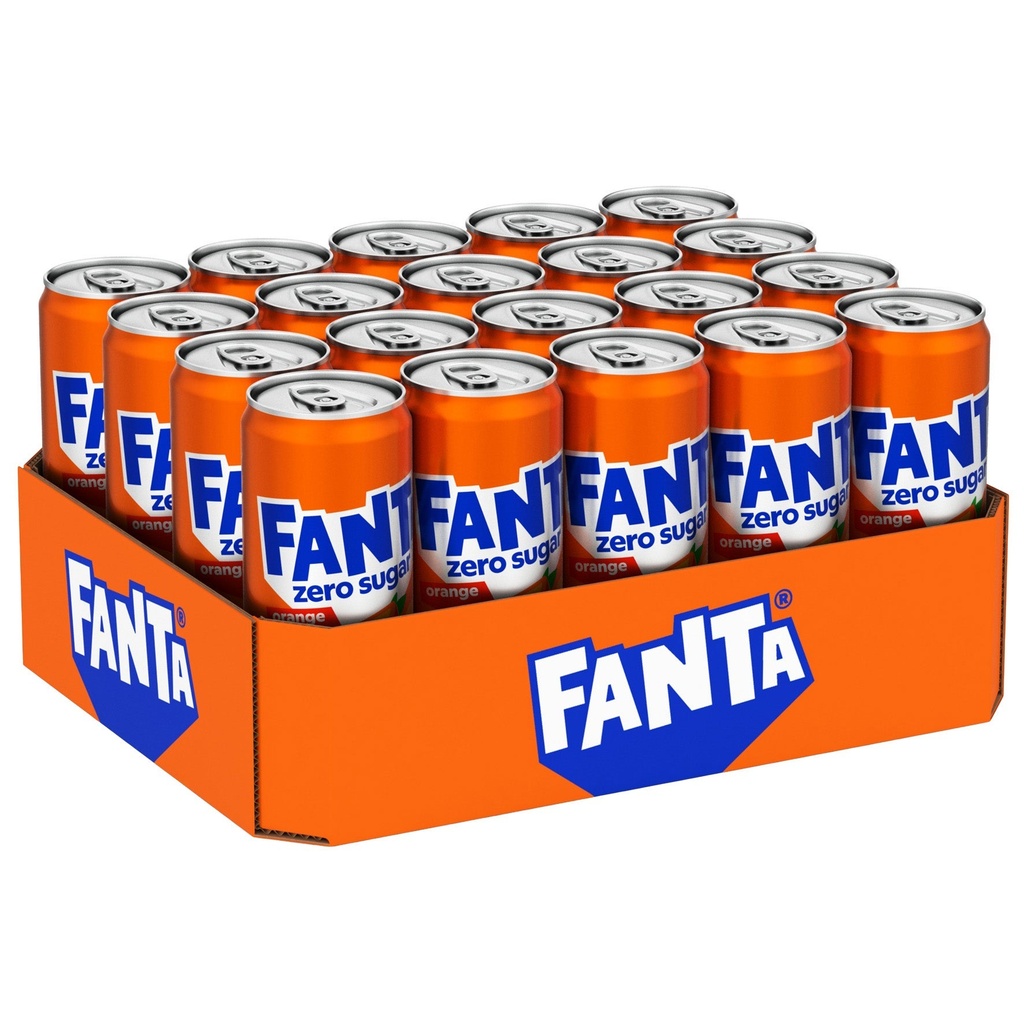 Läsk Fanta Orange Zero 20x33 cl inkl pant