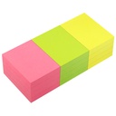 Notis Info Brilliant Sticky Notes 40x50 mm neon 12 block