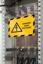 Inforam Duraframe Security A4 gul/svart 2 st/fp