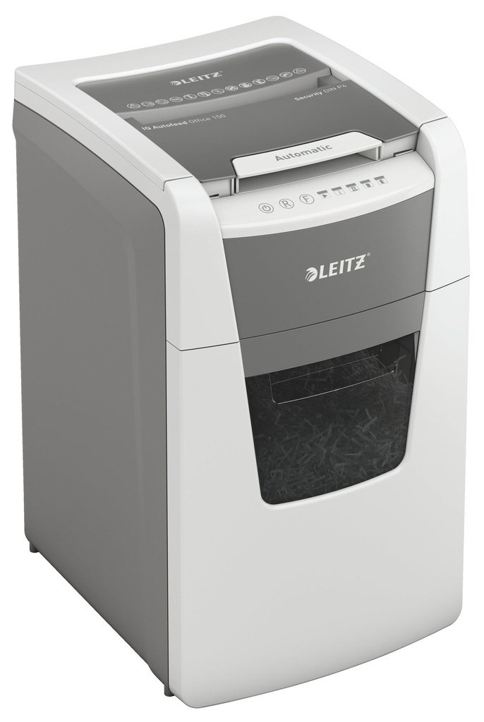 Dokumentförstörare Leitz IQ Auto 150 P4 Vit