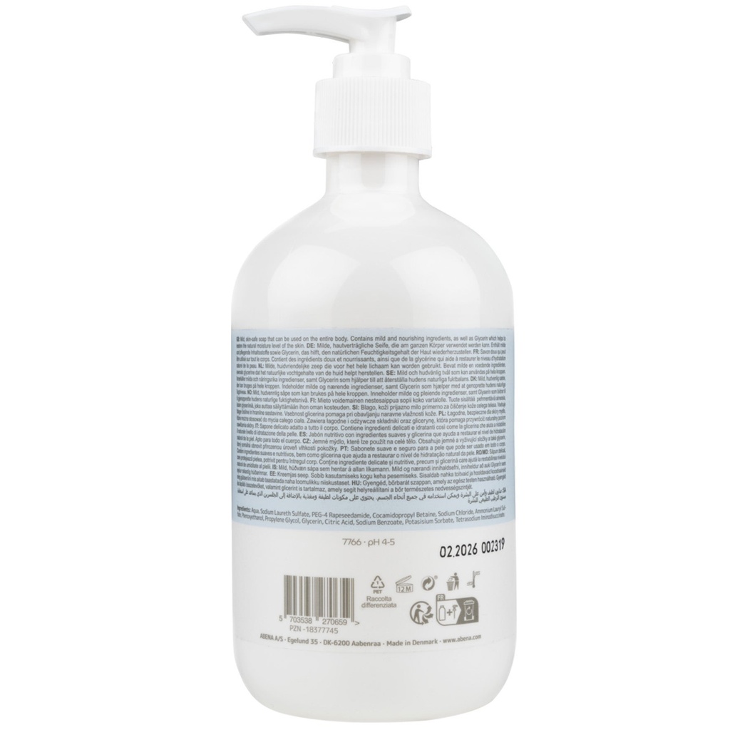 Tvål Utan parfym och färg 500 ml Abena