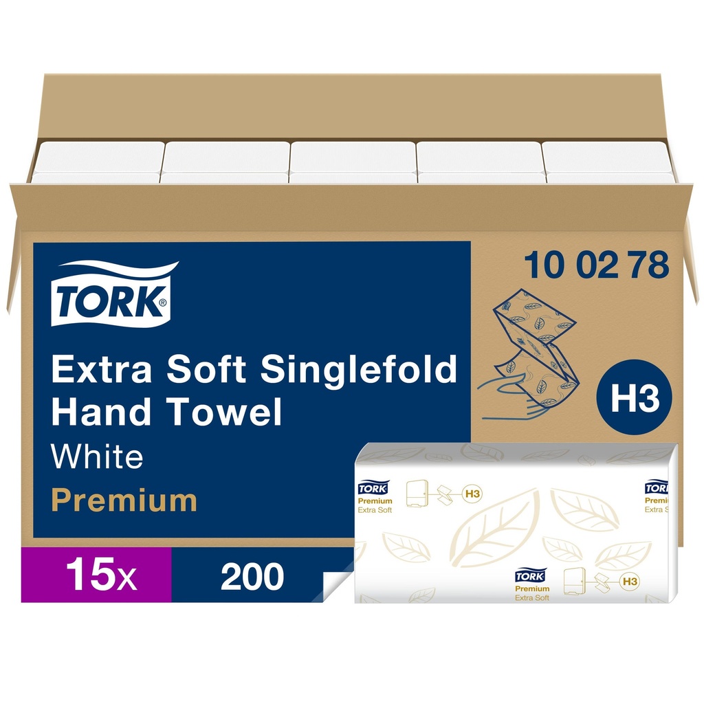 Pappershandduk Tork Premium Z H3 3000 st/krt