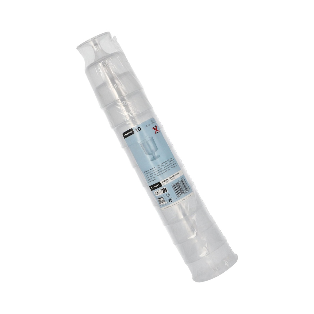 Flergångsglas Rödvin 20 cl 10-pack