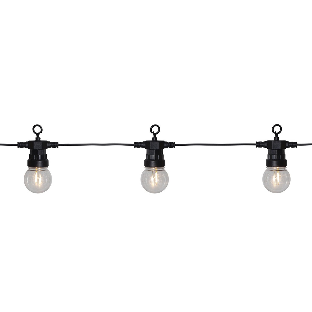 Ljusslinga Circus Small 20 LED 8,6 m svart
