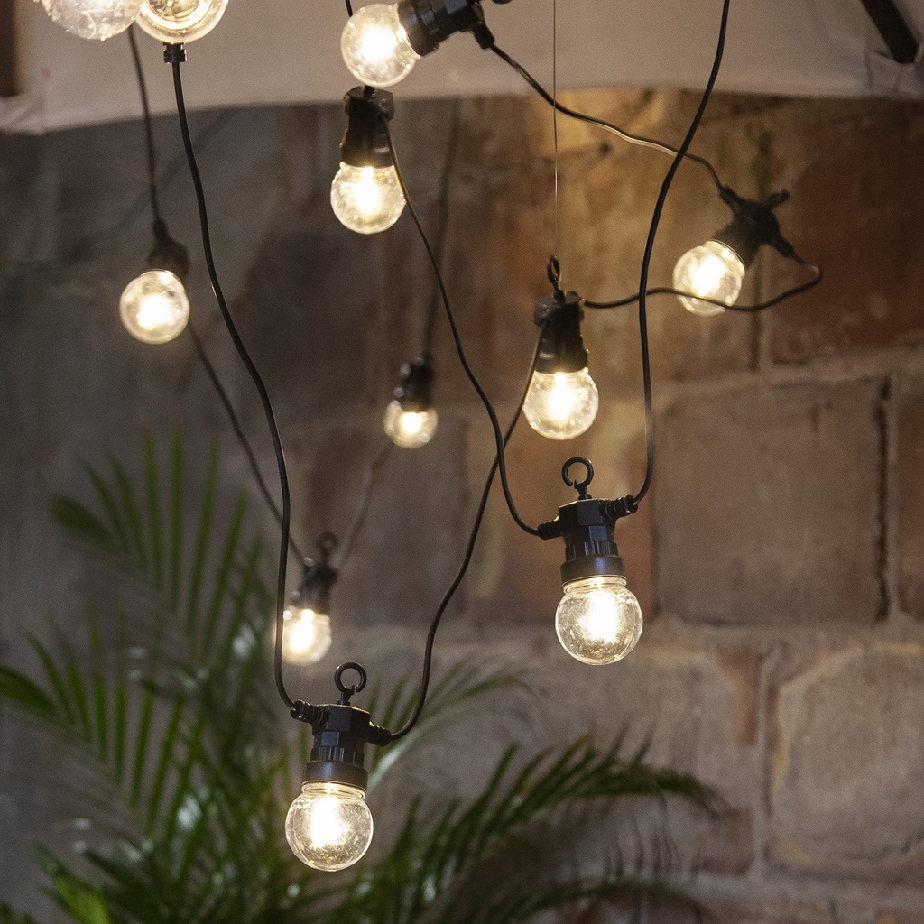 Ljusslinga Circus Small 20 LED 8,6 m svart