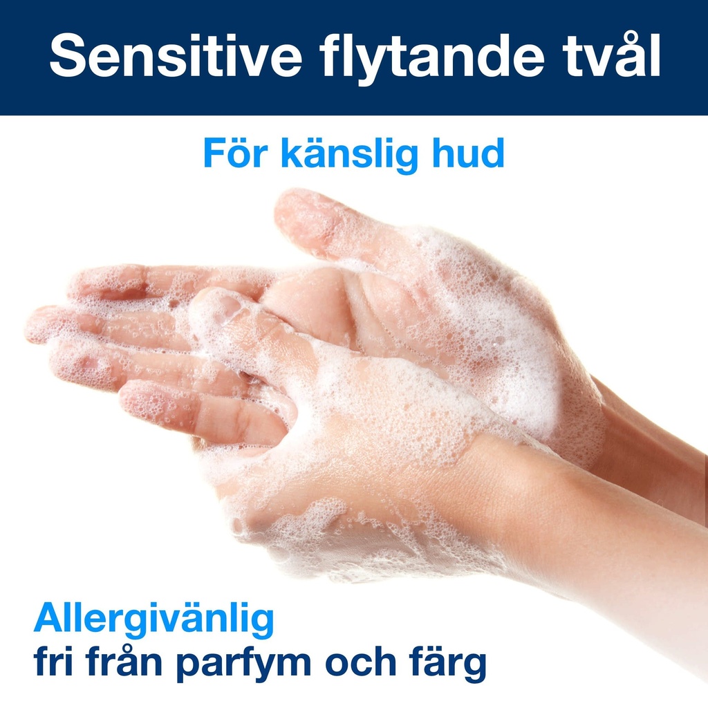 Flytande tvål Sensitive Tork S4 1 liter