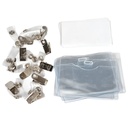 Namnskylt clips 90x60 mm liggande 10-pack