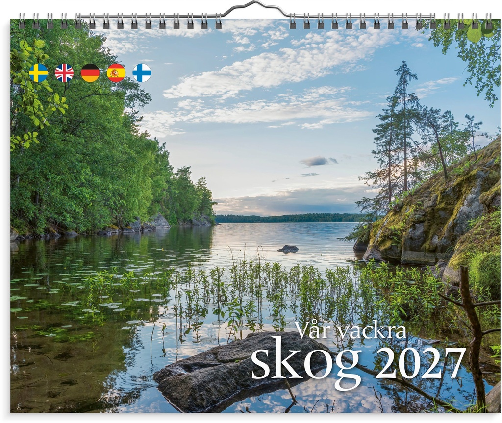 Väggkalender Vår vackra skog 2027 Burde