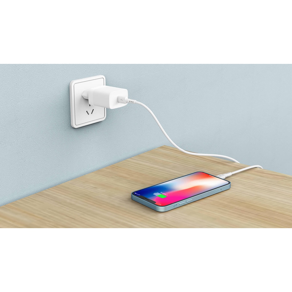 Laddare 1xUSB-C PD 20W Lightning till USB-C MFI C94