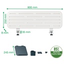 Förvaringstavla med laptophållare Pegboard Ergo