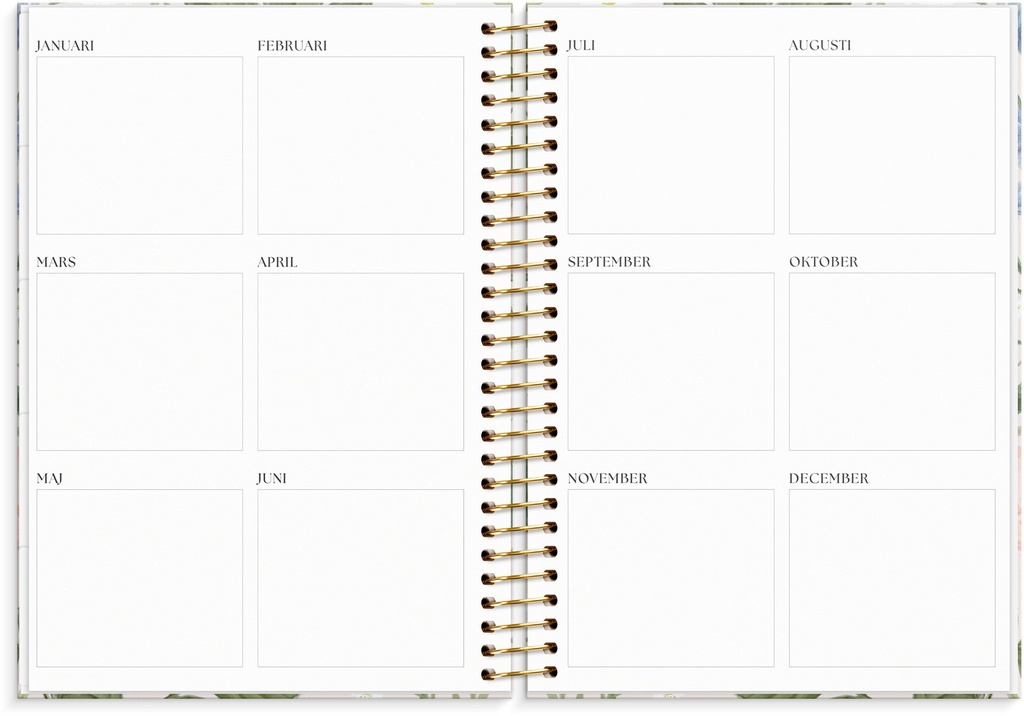 Life Organizer 2027 Blommor Burde