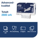Handduk H2 Z Advanced komprimerad 212x242 mm 2880/fp