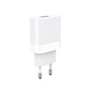 Laddare 1xUSB-A+Lightning 1 m vit