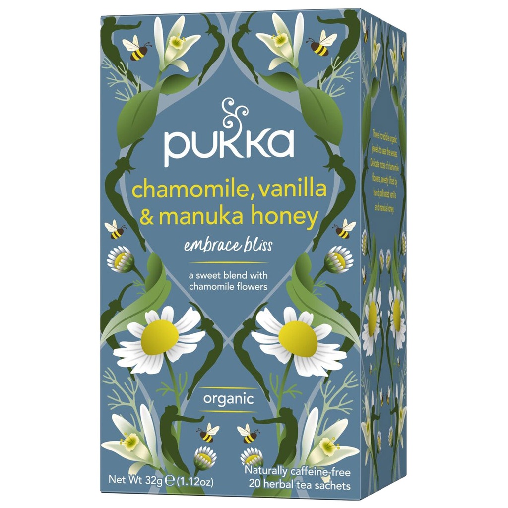 Te Pukka Kamomill/vanilj/manukahonung Eko 20 st/fp