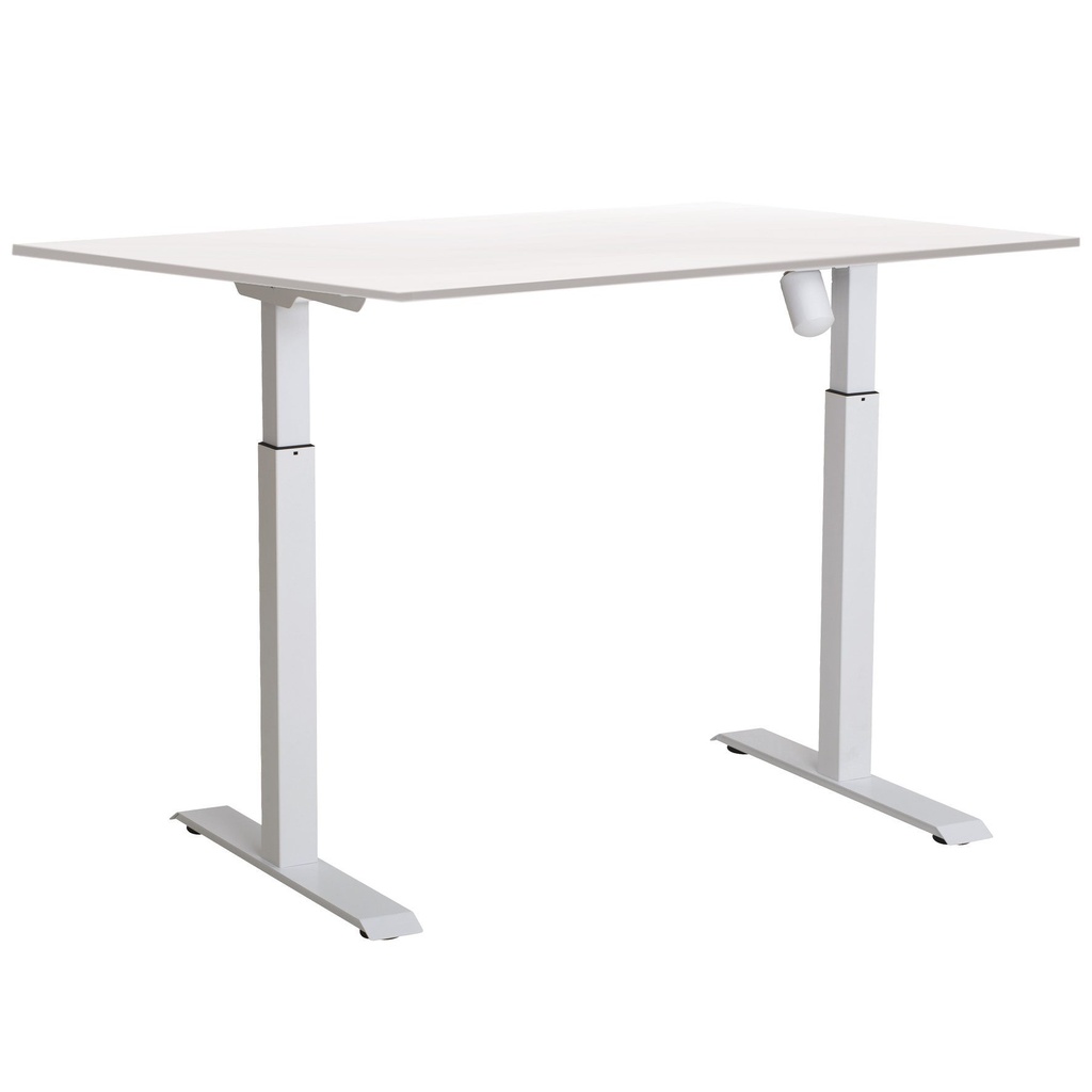 Skrivbord el Easydesk Adapt I 160x80 cm vit