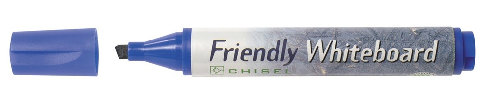 Whiteboardpenna Friendly sned blå