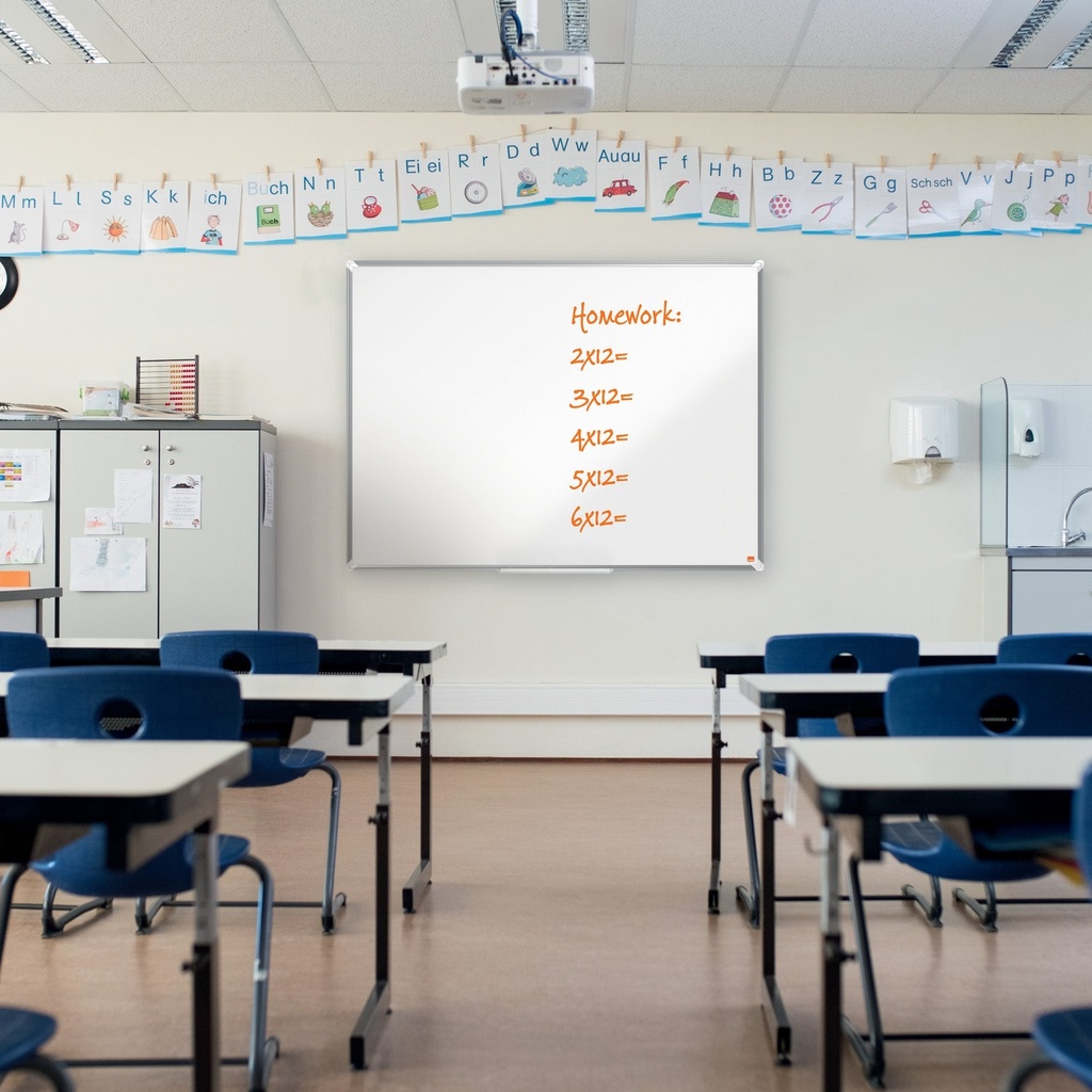 Whiteboard Premium Plus Emalj 1800 x 1200 mm
