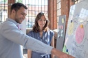 Mobil Whiteboard Move & Meet notice svart
