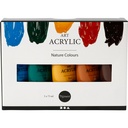 Akrylfärg Pigment naturmix 5x75ml